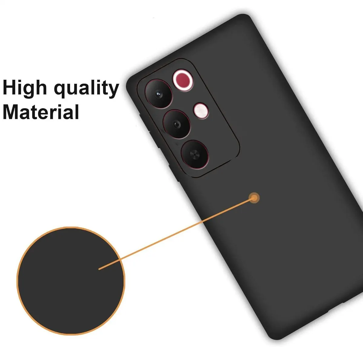 Xolia Back Cover for Realme Narzo 90x 5G (Black, Dual Protection, Silicon, Pack of: 1) — image 3 of 5