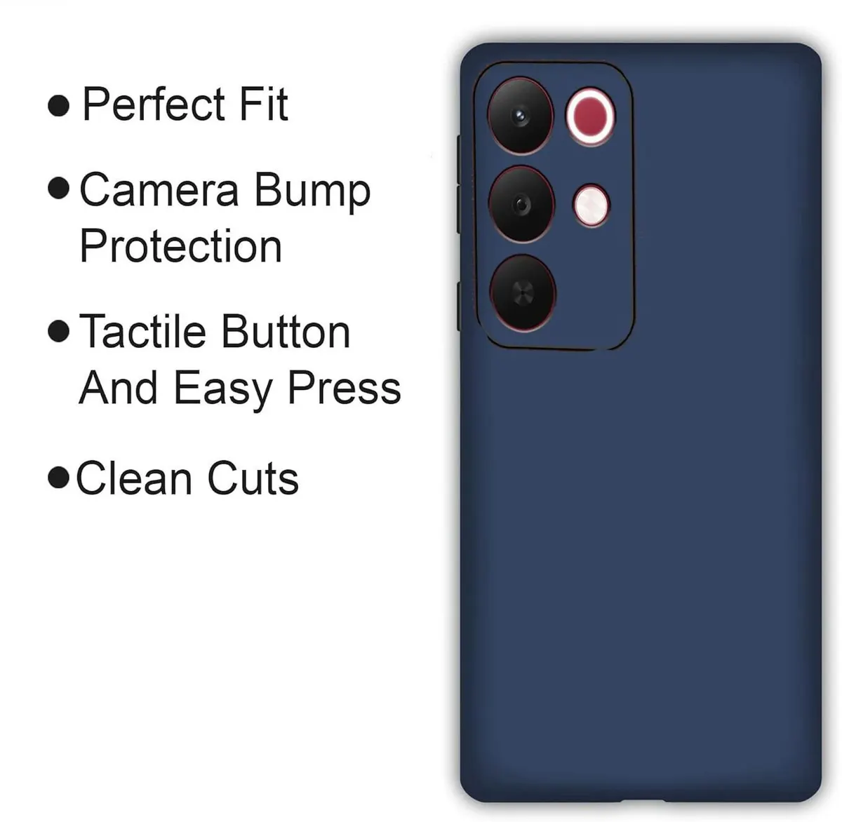 Xolia Back Cover for Realme Narzo 90x 5G (Blue, Dual Protection, Silicon, Pack of: 1) — image 4 of 5