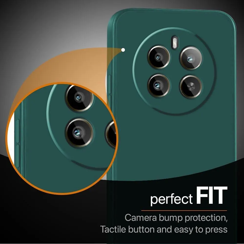 Micvir Back Cover for Realme P1 Pro 5G (Green, Dual Protection, Silicon, Pack of: 1) — image 3 of 5