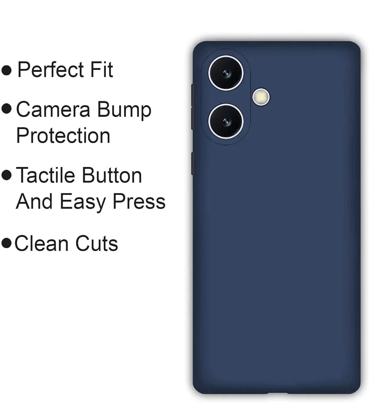 Xolia Back Cover for SAMSUNG Galaxy A07 5G (Blue, Dual Protection, Silicon, Pack of: 1) — image 4 of 5