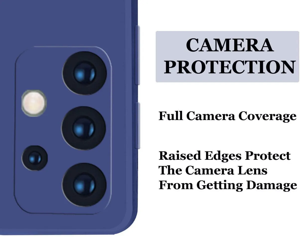Micvir Back Cover for Samsung Galaxy A13 (Blue, Dual Protection, Silicon, Pack of: 1) — image 3 of 5