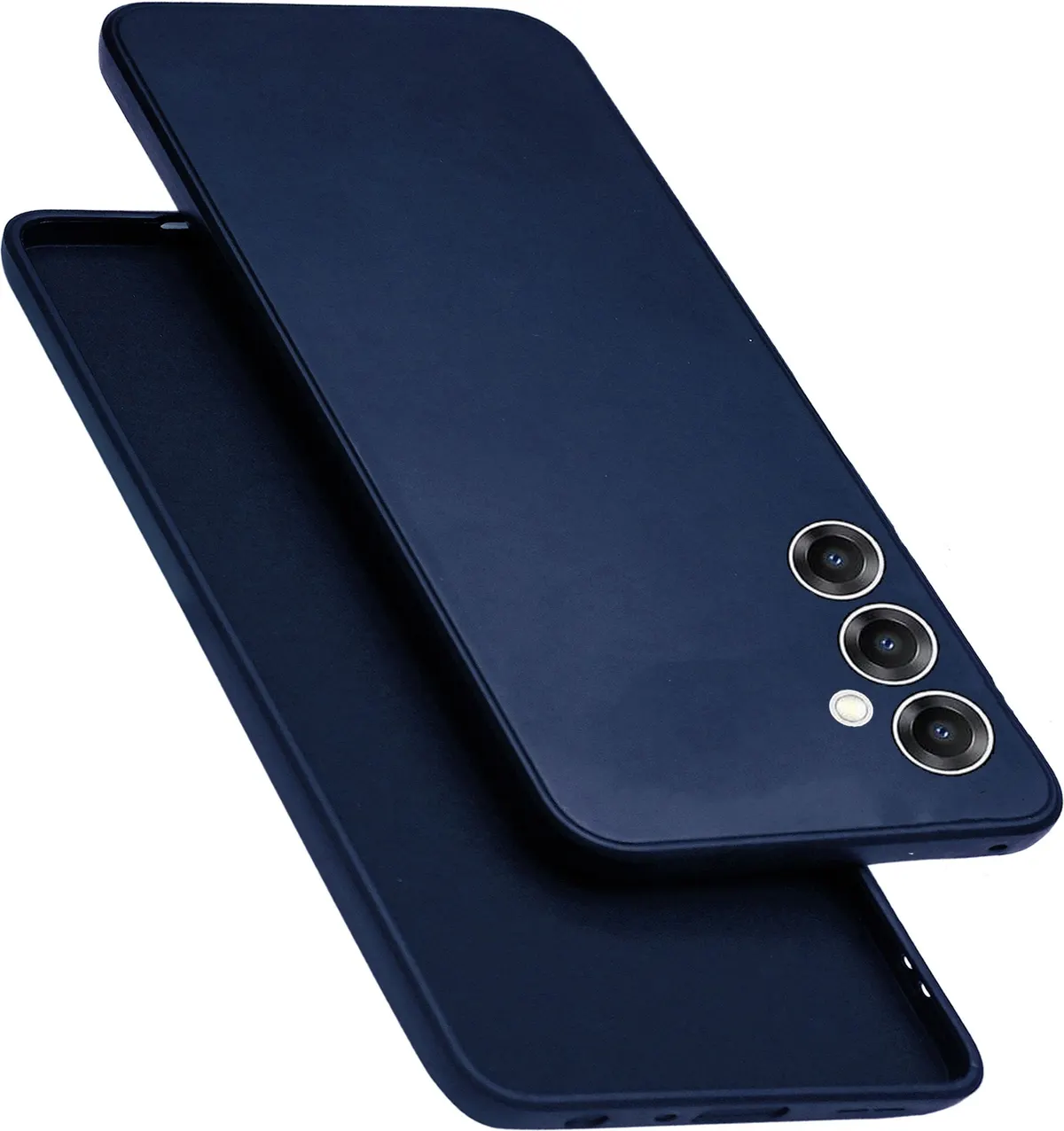 Micvir Back Cover for Samsung Galaxy A16 5G (Blue, Dual Protection, Silicon, Pack of: 1)