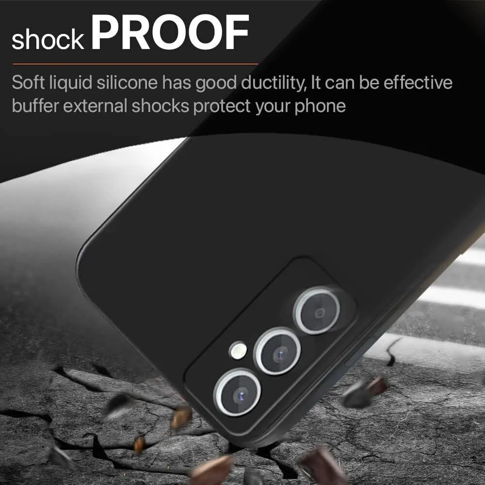Micvir Back Cover for Samsung Galaxy A34 5G (Black, Dual Protection, Silicon, Pack of: 1) — image 4 of 5