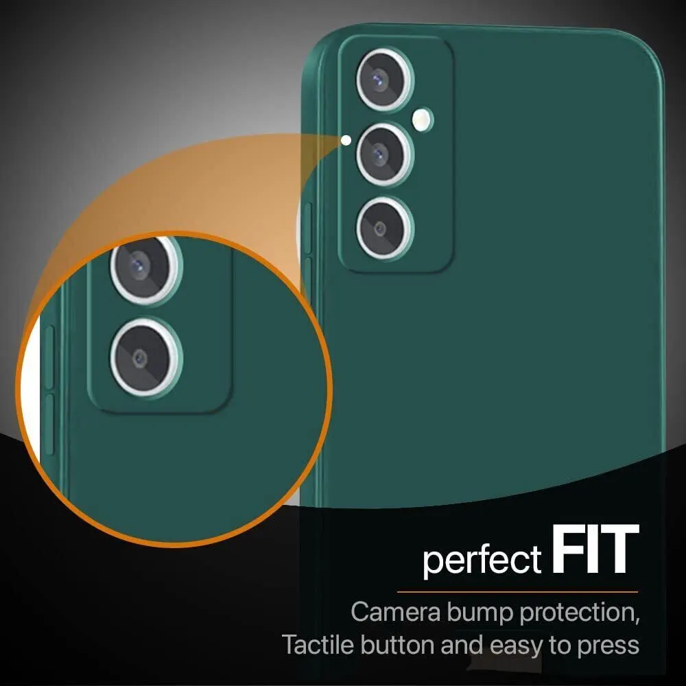 Micvir Back Cover for Samsung Galaxy A34 5G (Green, Dual Protection, Silicon, Pack of: 1) — image 3 of 5