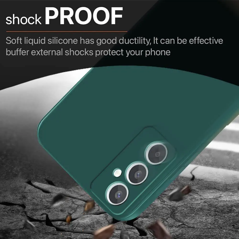 Micvir Back Cover for Samsung Galaxy A54 5G (Green, Dual Protection, Silicon, Pack of: 1) — image 3 of 5