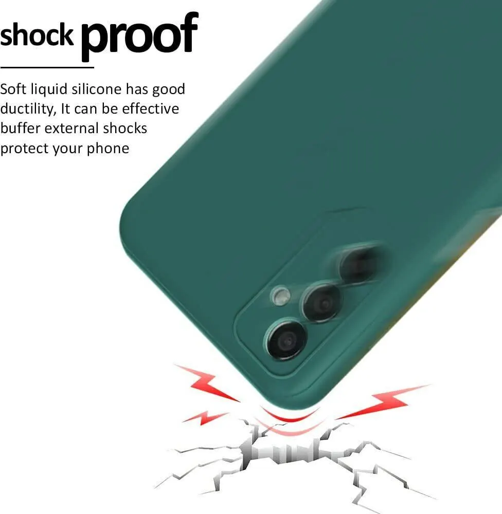 Micvir Back Cover for Samsung Galaxy F13 (Green, Dual Protection, Silicon, Pack of: 1) — image 4 of 5