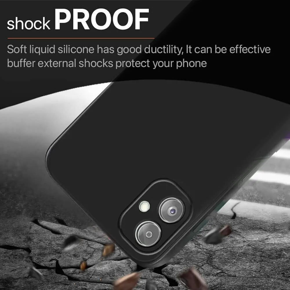 Micvir Back Cover for Samsung Galaxy F14 5G (Black, Dual Protection, Silicon, Pack of: 1) — image 4 of 5