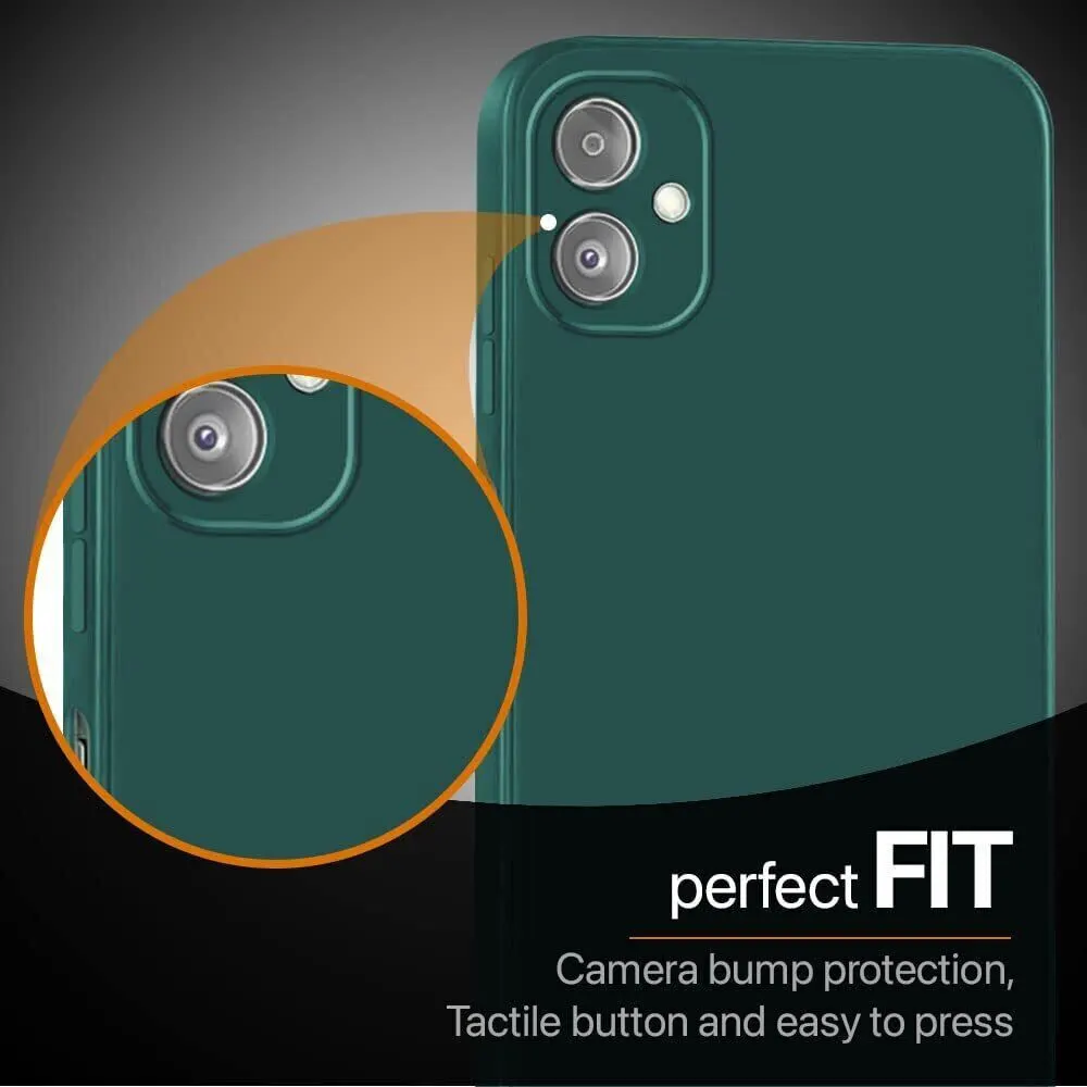 Micvir Back Cover for Samsung Galaxy F14 5G (Green, Dual Protection, Silicon, Pack of: 1) — image 3 of 5