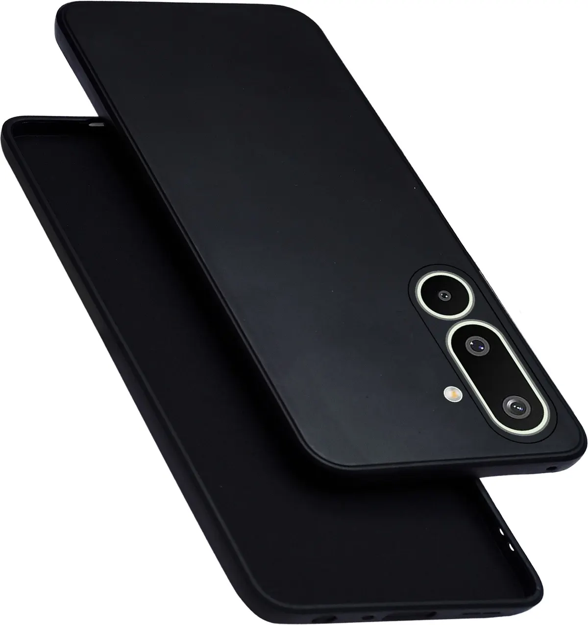 Micvir Back Cover for Samsung Galaxy F16 5G (Black, Dual Protection, Silicon, Pack of: 1)
