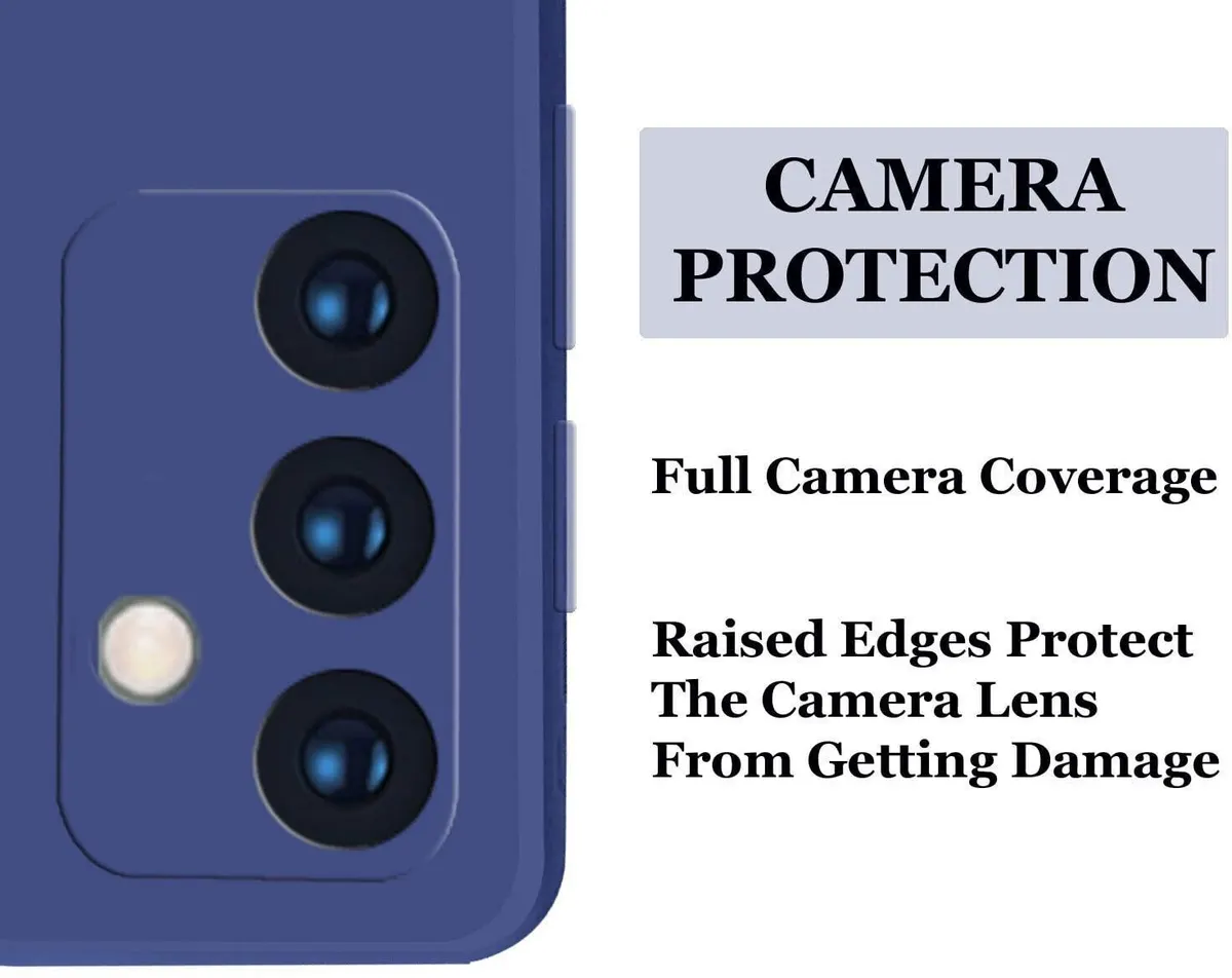 Micvir Back Cover for Samsung Galaxy F13 (Blue, Dual Protection, Silicon, Pack of: 1) — image 3 of 5