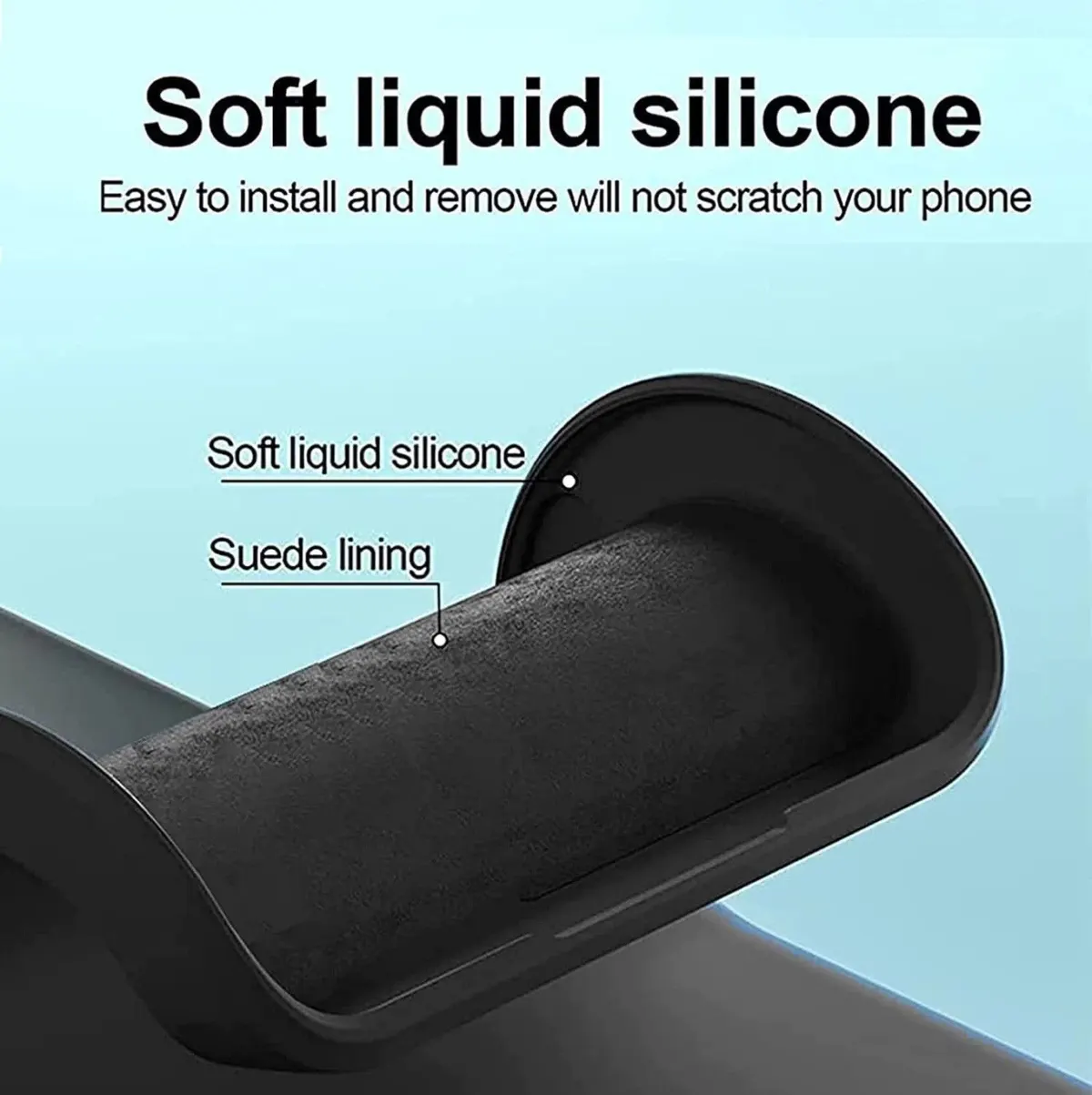 Micvir Back Cover for Samsung Galaxy M33 5G (Black, Dual Protection, Silicon, Pack of: 1) — image 5 of 5