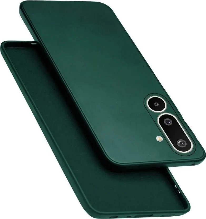 Micvir Back Cover for Samsung Galaxy M36 5G (Green, Dual Protection, Silicon, Pack of: 1)