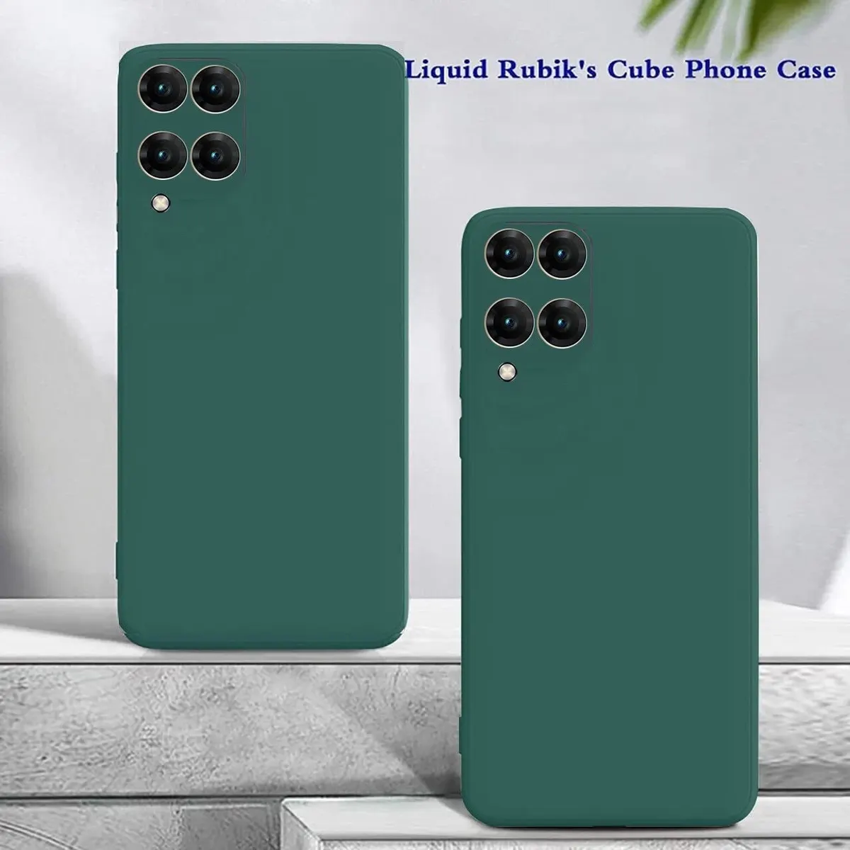 Micvir Back Cover for Samsung Galaxy M53 5G (Green, Dual Protection, Silicon, Pack of: 1) — image 3 of 5