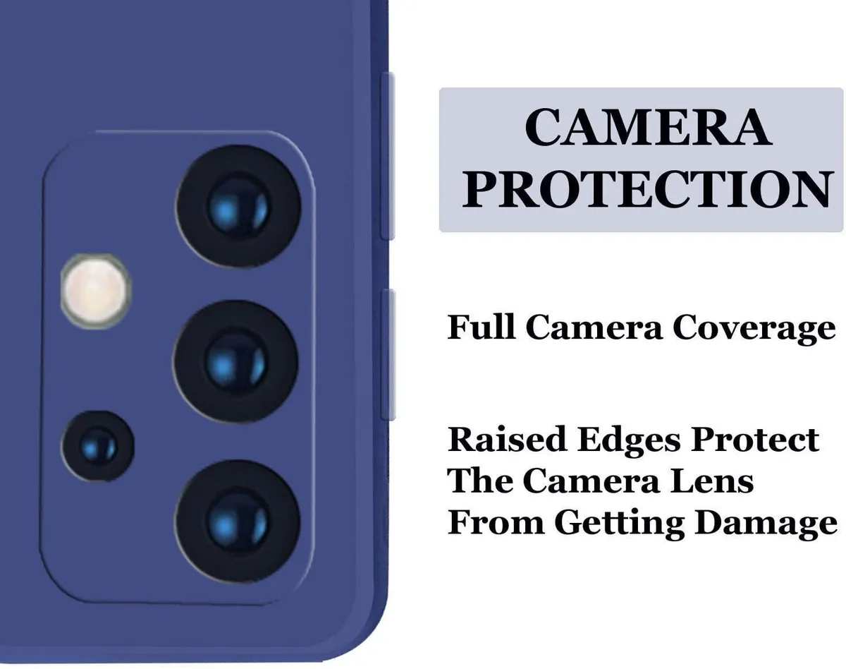 Micvir Back Cover for Samsung M32 5G (Blue, Dual Protection, Silicon, Pack of: 1) — image 3 of 5