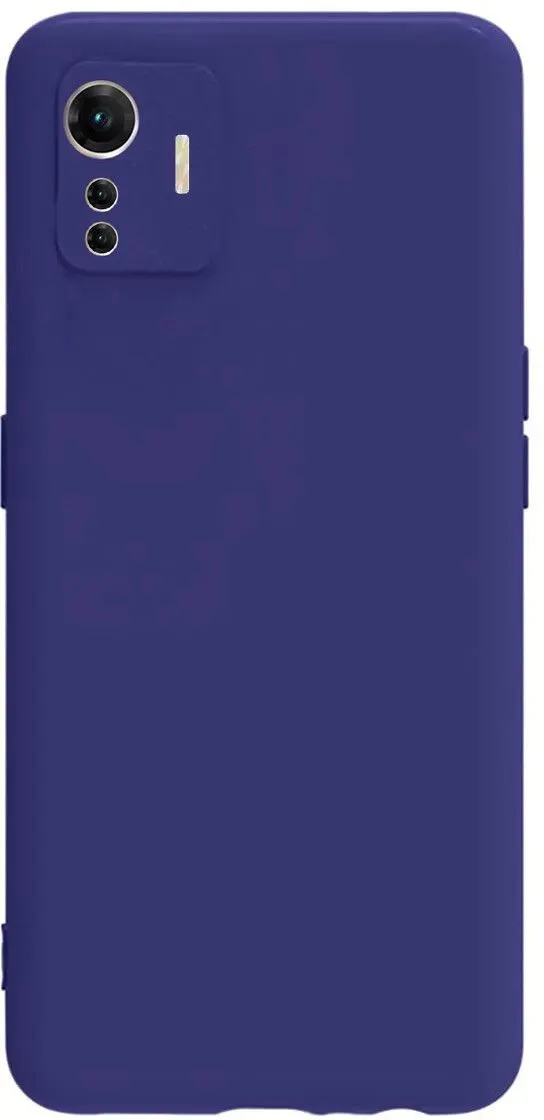 Micvir Back Cover for Vivo T1 44W, iQOO Z6 44W (Blue, Dual Protection, Silicon, Pack of: 1) — image 2 of 5