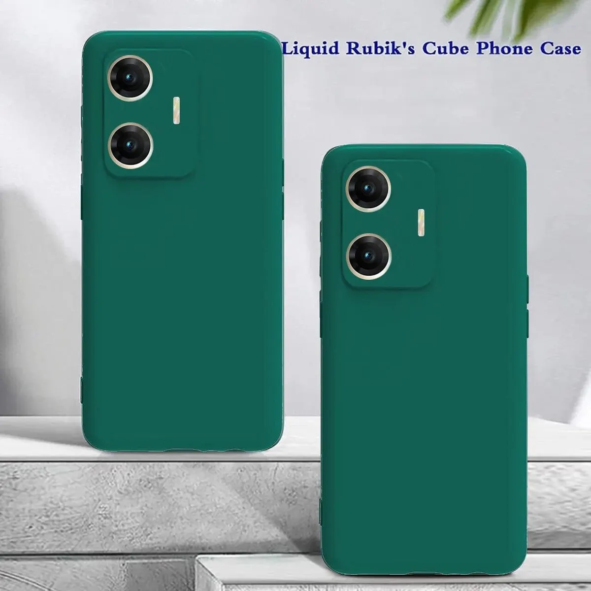 Micvir Back Cover for Vivo T1 Pro 5G (Green, Dual Protection, Silicon, Pack of: 1) — image 2 of 5