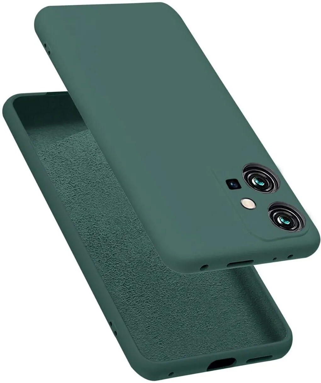 Micvir Back Cover for Vivo T1 5G (Green, Dual Protection, Silicon, Pack of: 1) — image 3 of 5