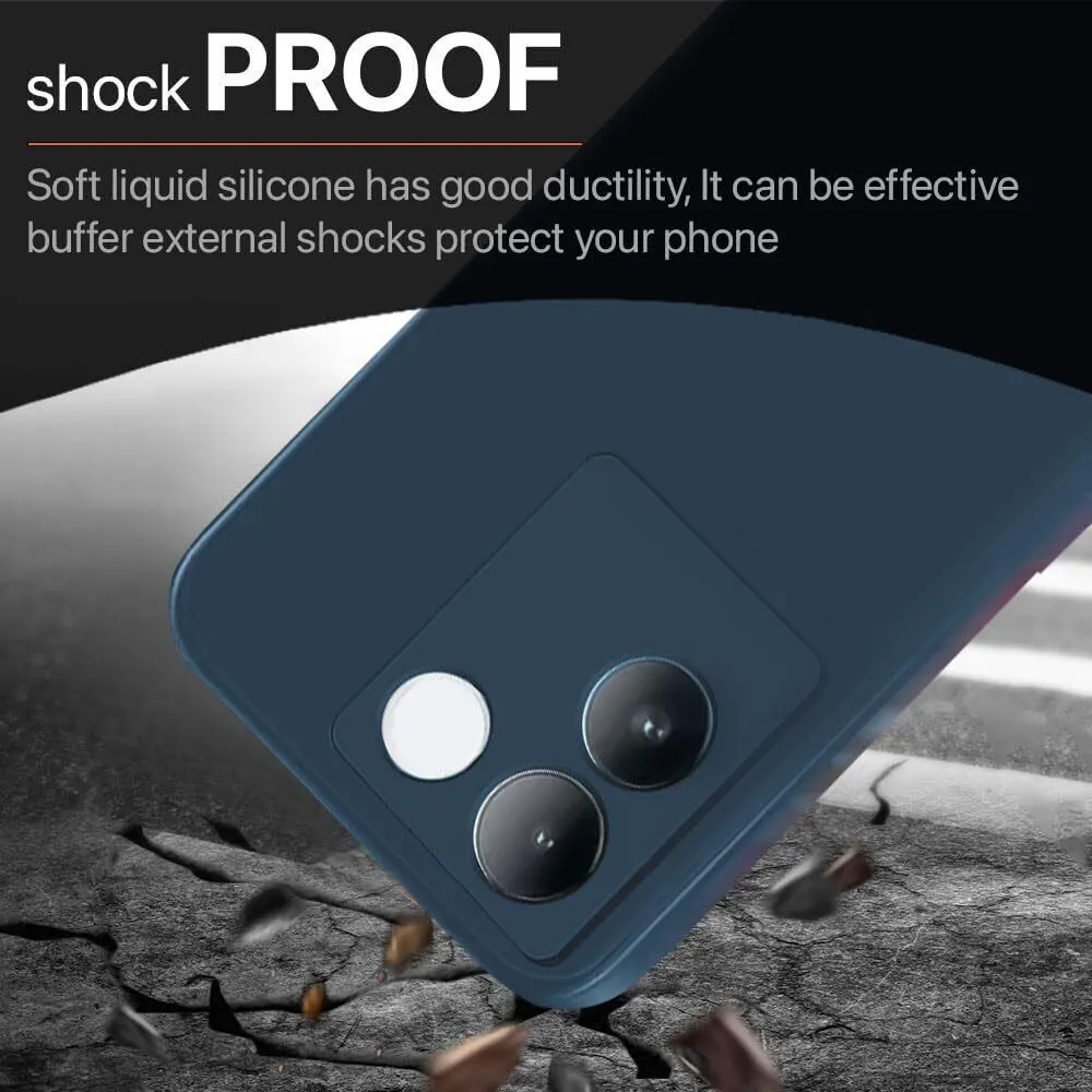 Micvir Back Cover for Vivo T2 Pro 5G (Blue, Dual Protection, Silicon, Pack of: 1) — image 4 of 5
