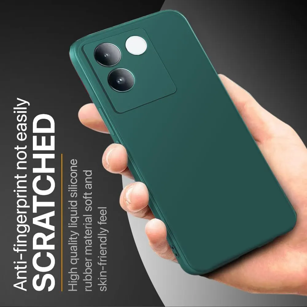 Micvir Back Cover for Vivo T2 Pro 5G (Green, Dual Protection, Silicon, Pack of: 1) — image 2 of 5