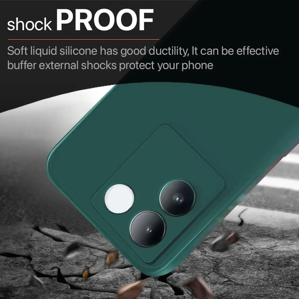 Micvir Back Cover for Vivo T2 Pro 5G (Green, Dual Protection, Silicon, Pack of: 1) — image 4 of 5