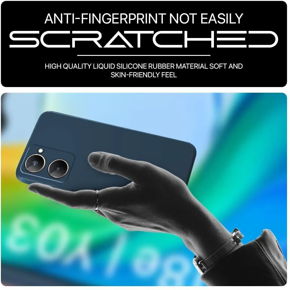 Micvir Back Cover for Vivo T3 Lite 5G (Blue, Dual Protection, Silicon, Pack of: 1) — image 3 of 5