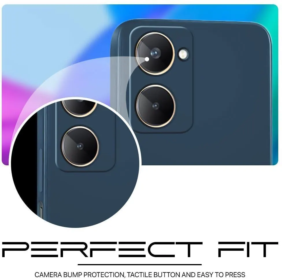 Micvir Back Cover for Vivo T3 Lite 5G (Blue, Dual Protection, Silicon, Pack of: 1) — image 4 of 5