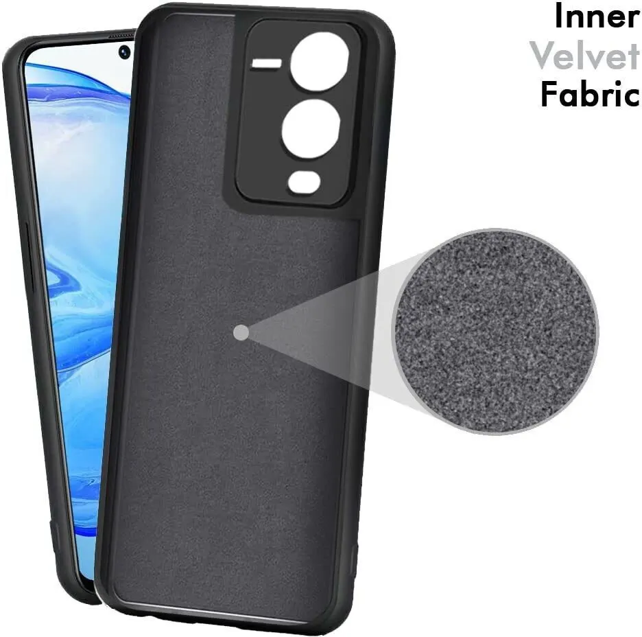 Micvir Back Cover for Vivo V25 Pro 5G (Black, Dual Protection, Silicon, Pack of: 1) — image 4 of 5