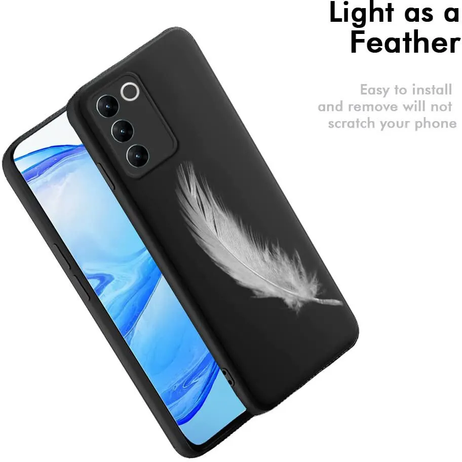 Micvir Back Cover for vivo V27 (Black, Dual Protection, Silicon, Pack of: 1) — image 3 of 5