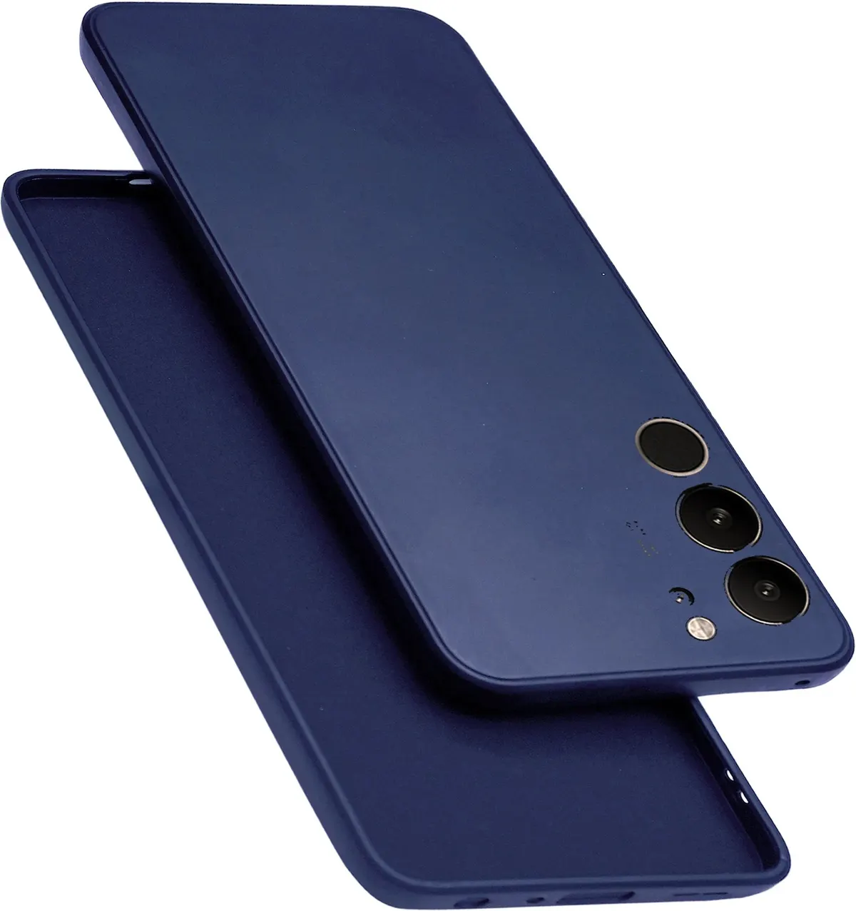 Micvir Back Cover for vivo V29 5G (Blue, Dual Protection, Silicon, Pack of: 1)