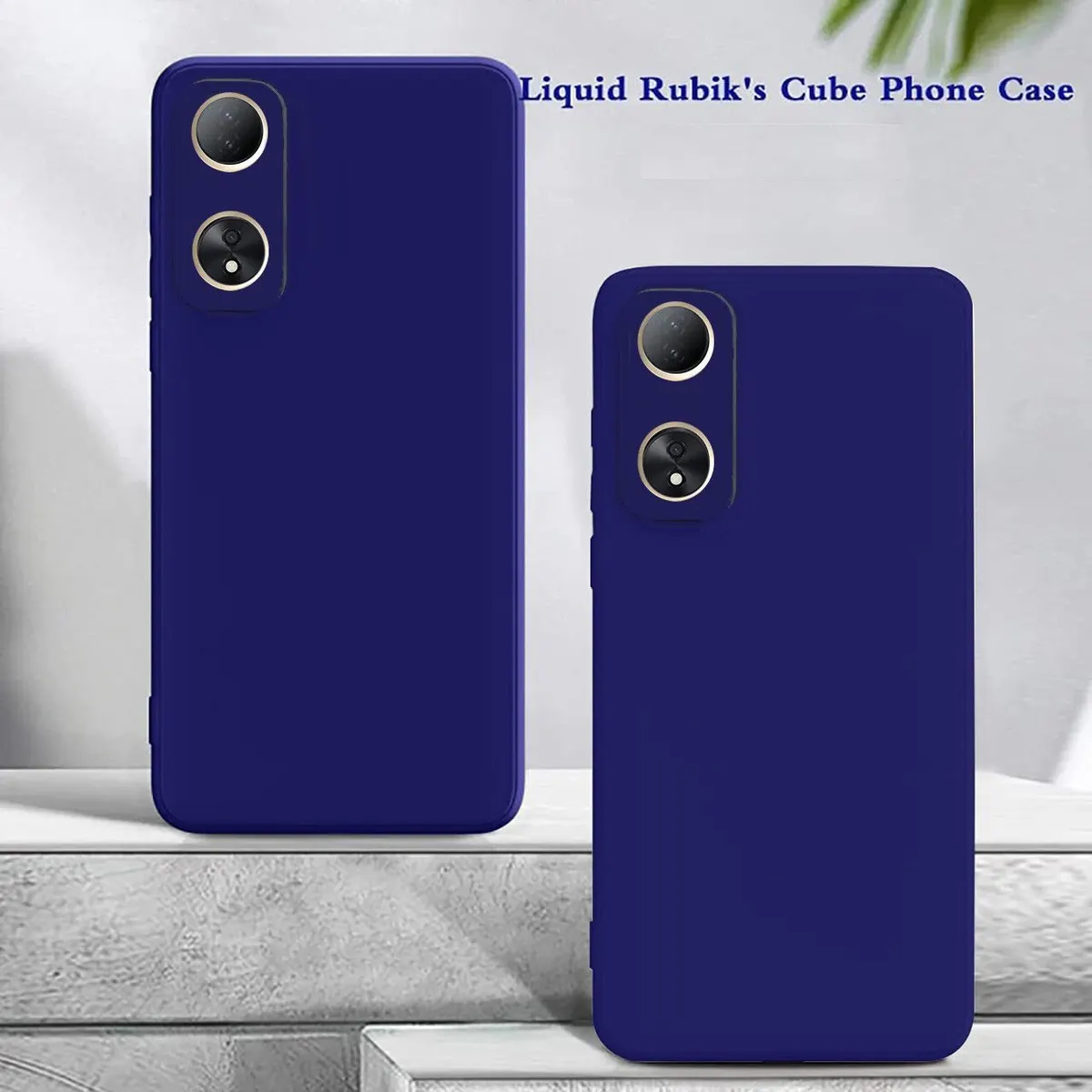 Micvir Back Cover for Vivo Y100 5G (Blue, Dual Protection, Silicon, Pack of: 1) — image 4 of 5