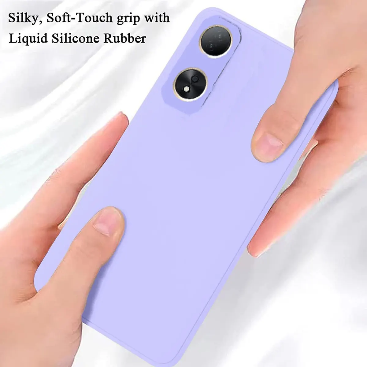 Micvir Back Cover for Vivo Y100 5G (White, Dual Protection, Silicon, Pack of: 1) — image 2 of 4