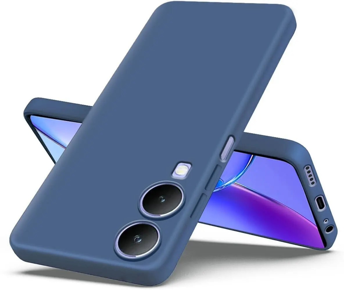 Micvir Back Cover for Vivo Y17s (Blue, Dual Protection, Silicon, Pack of: 1) — image 3 of 5
