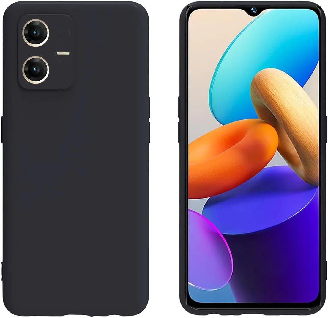 Micvir Back Cover for Vivo Y22s (Black, Dual Protection, Silicon, Pack of: 1) — image 2 of 5