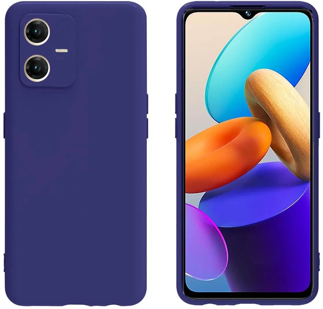 Micvir Back Cover for Vivo Y22s (Blue, Dual Protection, Silicon, Pack of: 1) — image 2 of 5