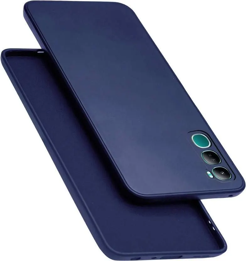 Micvir Back Cover for Vivo Y31 5G (Blue, Dual Protection, Silicon, Pack of: 1)
