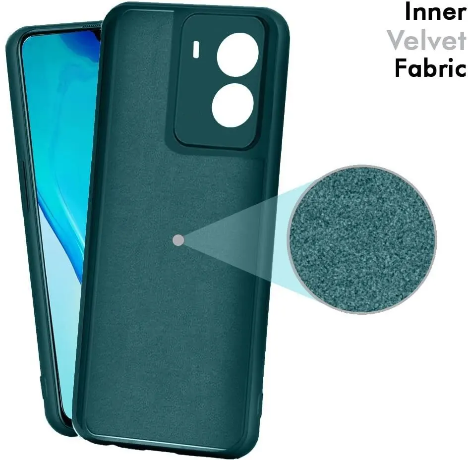Micvir Back Cover for Vivo Y56 (Green, Dual Protection, Silicon, Pack of: 1) — image 3 of 5