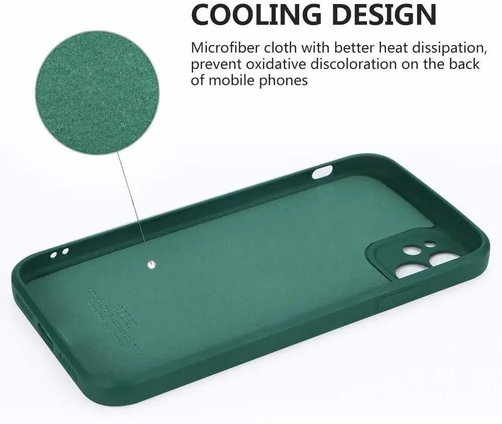 Micvir Back Cover for Apple iPhone 11 (Green, Dual Protection, Silicon, Pack of: 1) — image 4 of 5