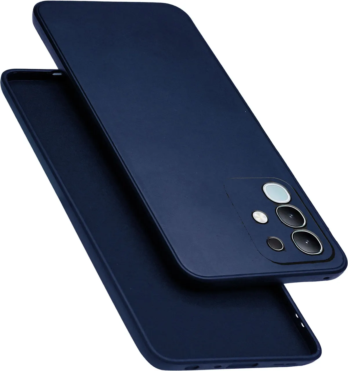 Micvir Back Cover for iQOO Z10x 5G (Blue, Dual Protection, Silicon, Pack of: 1)