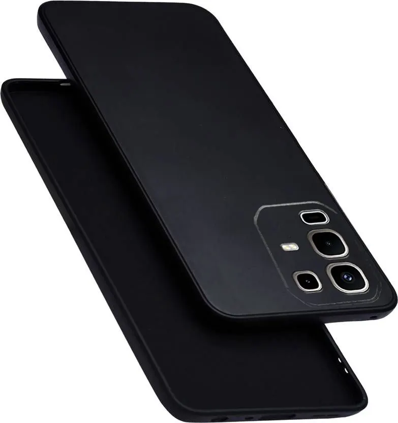 Micvir Back Cover for Infinix Note 50x 5G+ (Black, Dual Protection, Silicon, Pack of: 1)