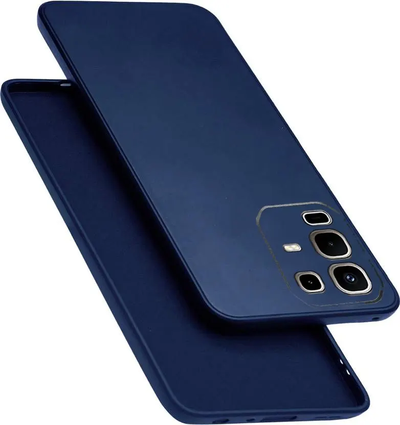 Micvir Back Cover for Infinix Note 50x 5G+ (Blue, Dual Protection, Silicon, Pack of: 1)