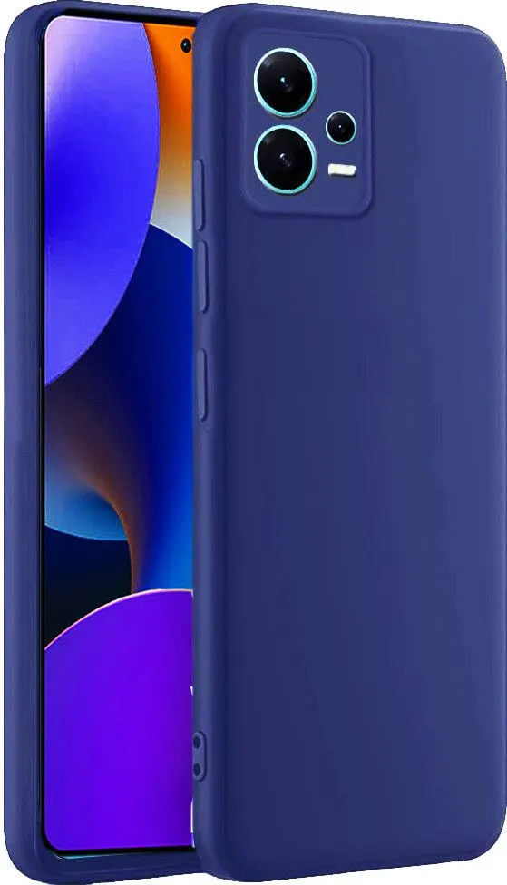 Micvir Back Cover for Poco X5 5G (Blue, Dual Protection, Silicon, Pack of: 1) — image 2 of 5
