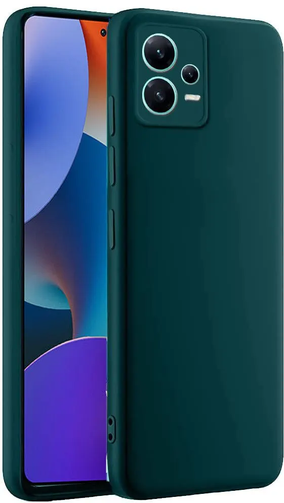 Micvir Back Cover for Poco X5 5G (Green, Dual Protection, Silicon, Pack of: 1) — image 2 of 5