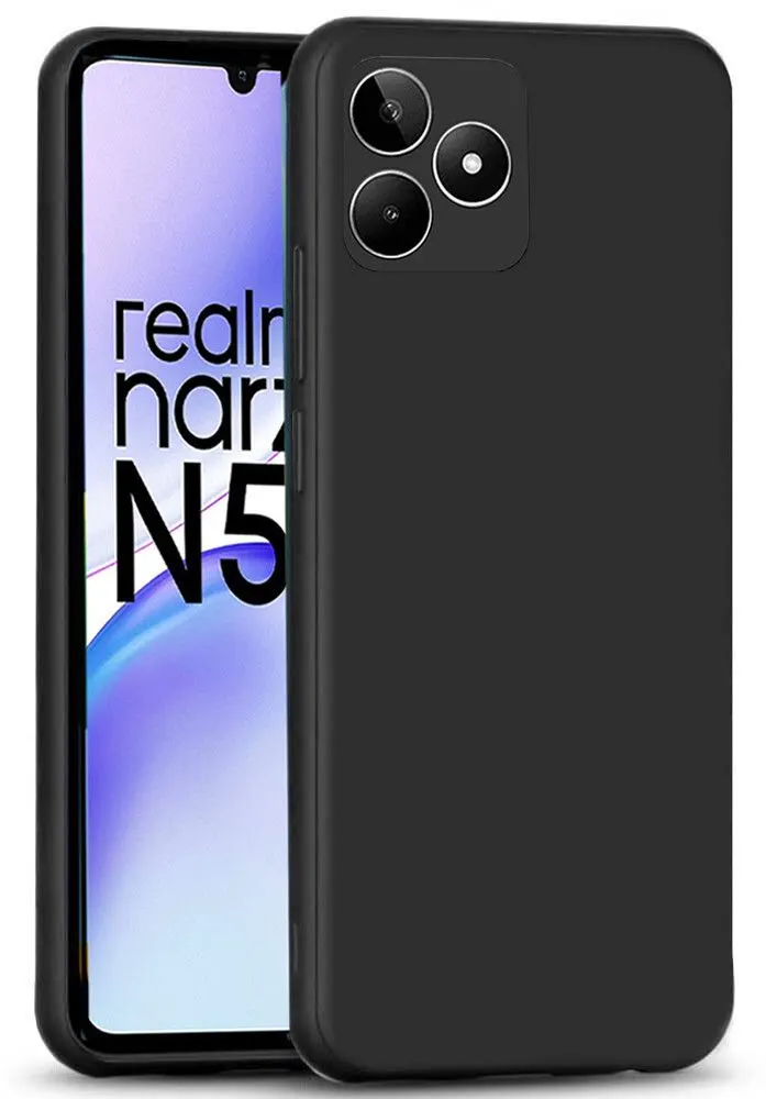 Micvir Back Cover for Realme Narzo N53 (Transparent, Black, Dual Protection, Pack of: 1) — image 2 of 5