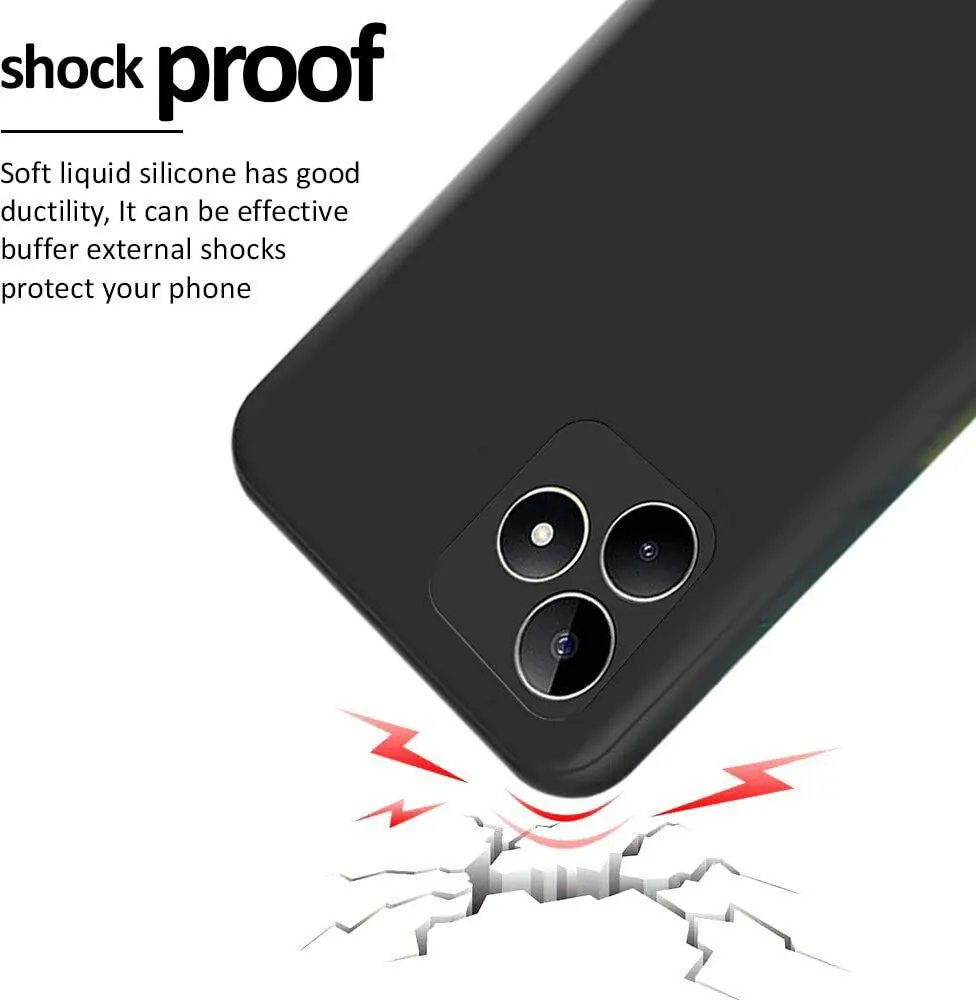 Micvir Back Cover for Realme Narzo N53 (Transparent, Black, Dual Protection, Pack of: 1) — image 4 of 5