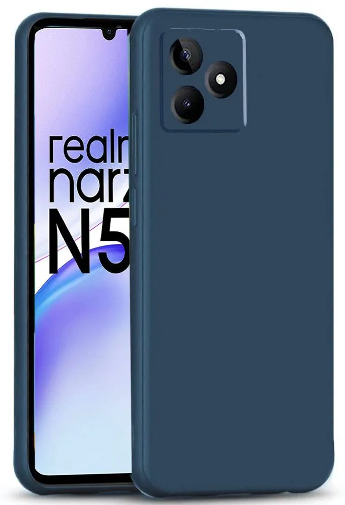 Micvir Back Cover for Realme Narzo N53 (Transparent, Blue, Dual Protection, Pack of: 1) — image 2 of 5