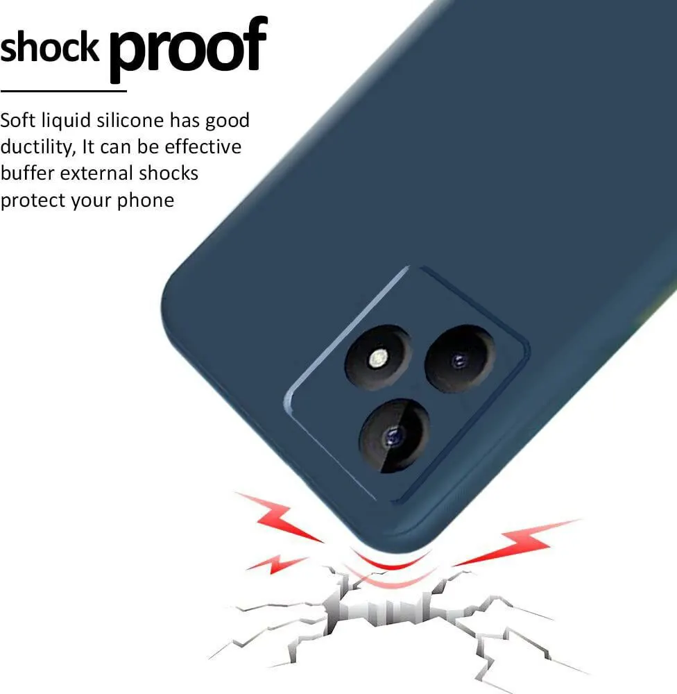 Micvir Back Cover for Realme Narzo N53 (Transparent, Blue, Dual Protection, Pack of: 1) — image 4 of 5