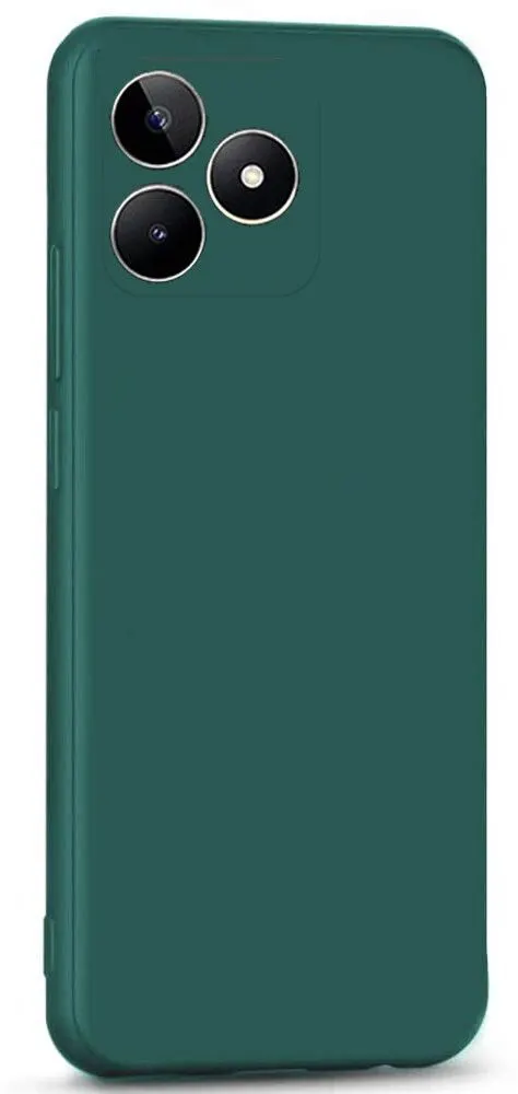 Micvir Back Cover for Realme Narzo N53 (Transparent, Green, Dual Protection, Pack of: 1) — image 3 of 5