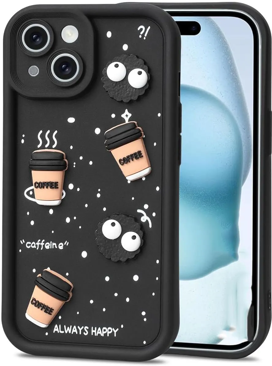 Micvir Back Cover for Apple iPhone 14 (Black, Silicon, Pack of: 1)