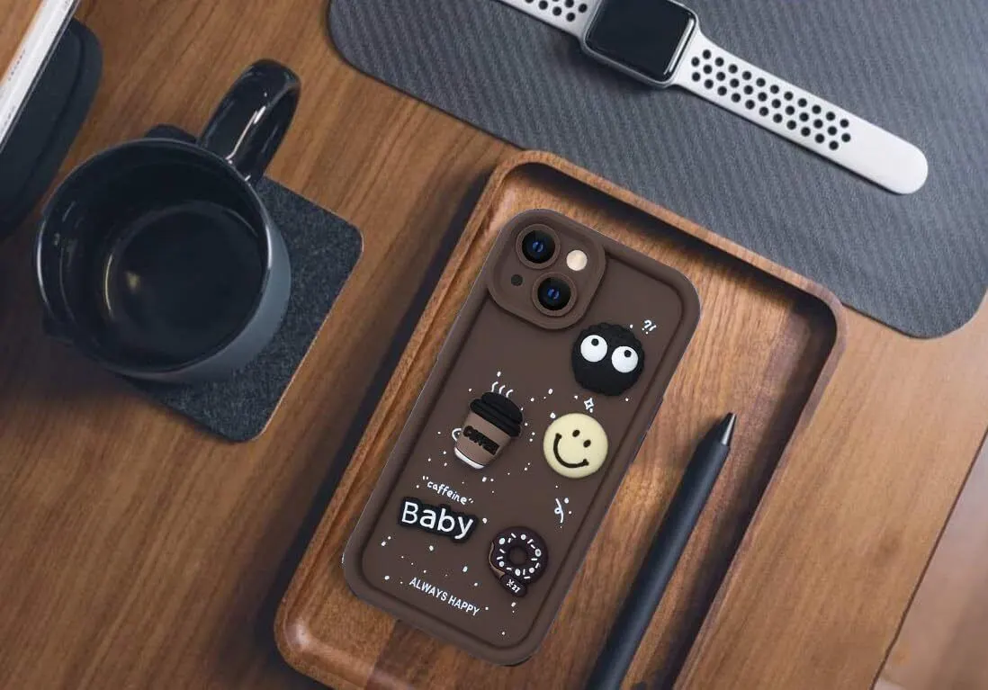 Micvir Back Cover for Apple iPhone 15 Plus (Brown, Silicon, Pack of: 1) — image 4 of 4