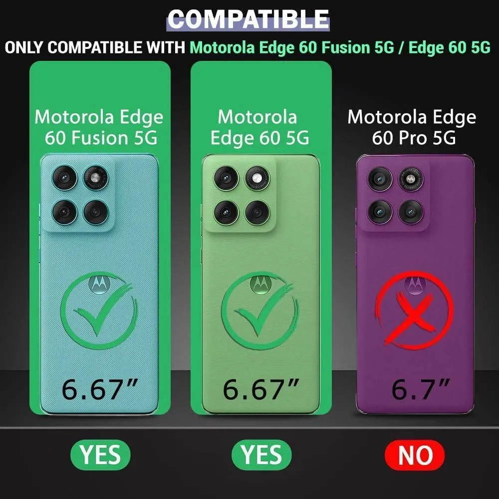 Micvir Back Cover for Motorola Edge 60 5G (Black, Silicon, Pack of: 1) — image 2 of 2